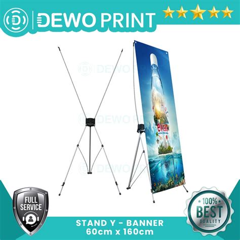 Jual Y Banner Stand Cm X Cm Aluminium Stick Banner Penyangga