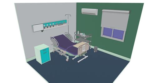 Medical Equipment Hospital Bed 3d Model By Tkarem 5f1b1d7