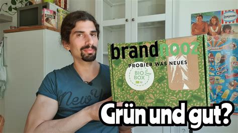 Unboxing Brandnoox Bio Box Gr Nes Und Gutes Youtube