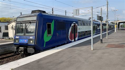 RER D Z20500 Transilien IDFM En Gare De Villiers Le Bel Gonnesse