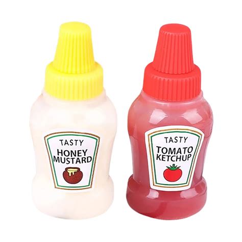 P S Ml Mini Frasco Ketchup De Tomate Pequeno Recipiente Port Til