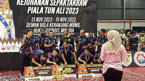 Perak Muncul Juara Pertandingan Sepak Takraw Piala Tun Ali Malaysia