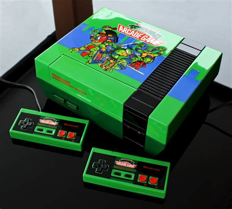 Fan-Art: NES gets a TMNT II: The Arcade Game paint job | The GoNintendo Archives | GoNintendo