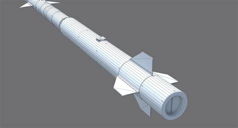 RIM 116 Rolling Airframe Missile SAM 3D Model 59 Max Fbx Obj