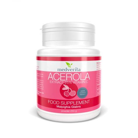 Medverita Acerola Extract Powder G Free Uk Delivery On All Orders