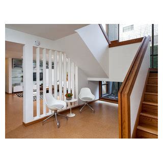 Staircase And Seating Area Contemporary Entry Portland By Kuda