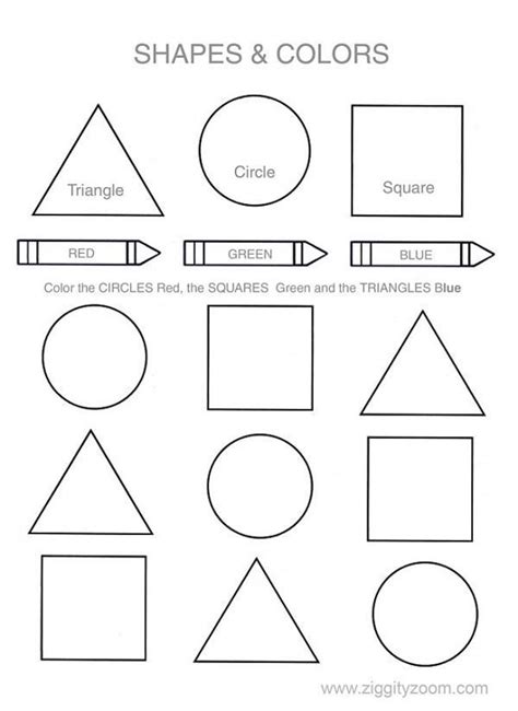 Spanish Colors Worksheet 12 Best Shapes And Colors Printable Worksheet Of