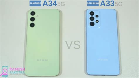 Samsung Galaxy A34 5g Vs Galaxy A33 5g Speed Test And Camera Comparison