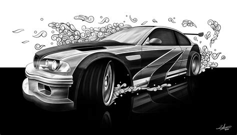 BMW M3 GTR on Behance