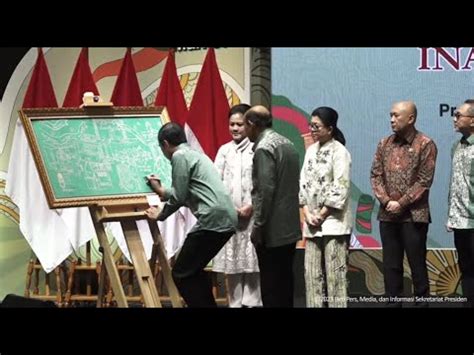 Presiden Jokowi Membuka Inacraft On October Tahun Youtube