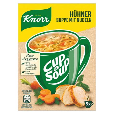 Knorr Cup A Soup Cup A Soup H Hnersuppe Mit Nudeln X G