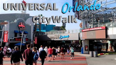 Universal Orlando CityWalk Updated Walk Through And Tour YouTube