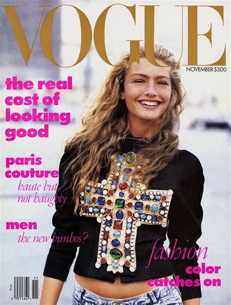 Us Vogue November 1988 Happy Accident L Anna Wintours First Cover