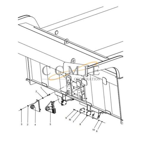 China 331410259 Container Assembly XCMG Mining Truck Spare Parts