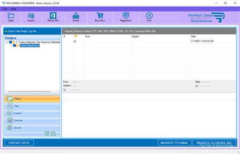 Pds Zimbra Converter 2208 Download Screenshots
