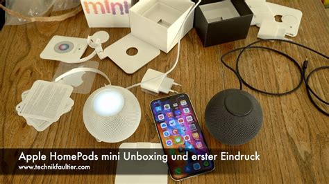 Apple HomePod Mini Unboxing Und Erster Eindruck YouTube