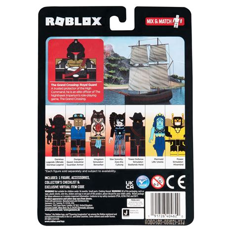 Jazwares Roblox Grand Crossing Royal Guard 18 In Action Figure