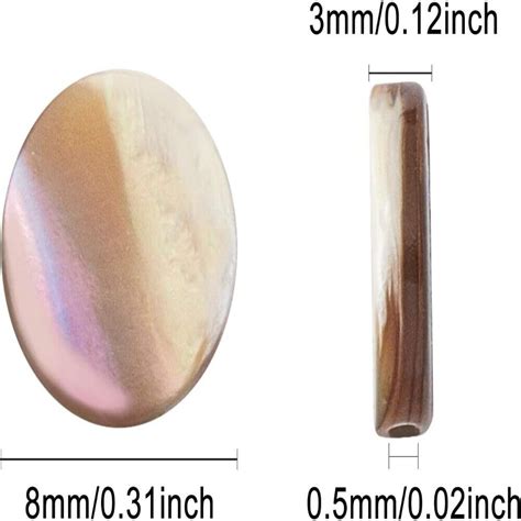 8mm Natürliche Abalone Muschel münzen perlen Lose Perlen Charme Für