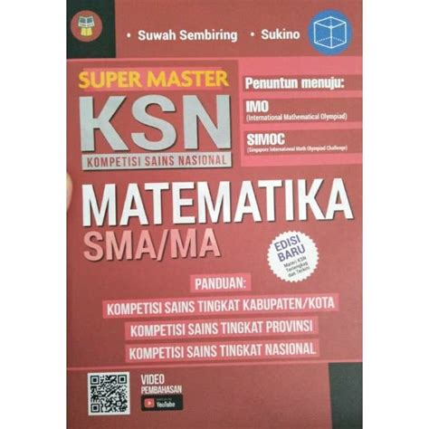 Jual Buku Ksn Matematika Super Master Ksn Matematika Sma Shopee Indonesia