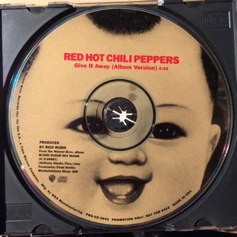 Red Hot Chili Peppers Give It Away Cd Discogs