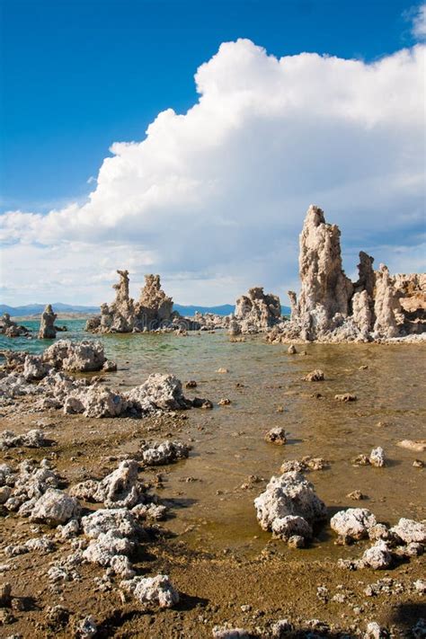 Tufa Formation In Mono Lake Califormia Stock Image Image Of Basin