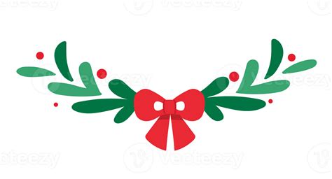 Christmas Wreath Leafs Illustration 13442408 Png