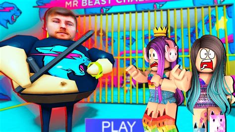 O Mr Beast Virou O Barry S Peid O Malvado Prison Run Obby Roblox