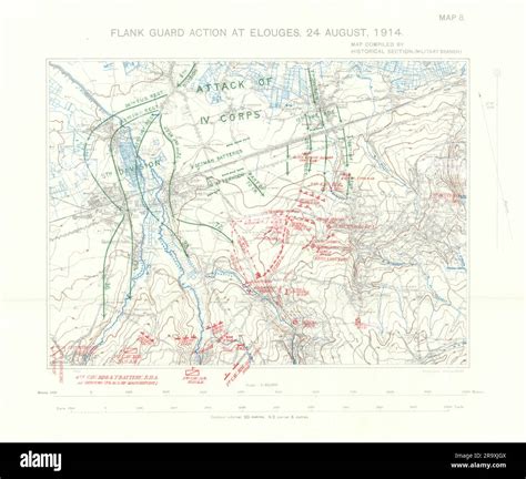 Action At Elouges 24 August 1914 Battle Of Mons First World War
