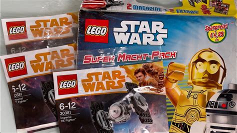 NEUE Lego Star Wars Super Macht Pack mit 3 Polybags 4 Wundertüten