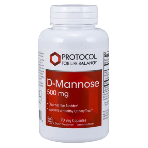 D Mannose 500 Mg Mannose Protocol For Life Balance