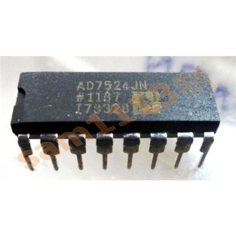 113線性 AD7524 JN DIP 14 AD CMOS 8位元緩衝乘法 DAC 5個 蝦皮購物