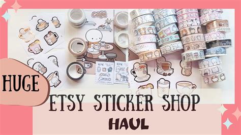 Huge Planner Sticker Haul Ft Thecoffeemonsterzco Youtube