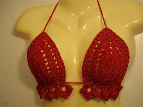 Crochet Sexy Halter Top Pattern In Pdf Etsy