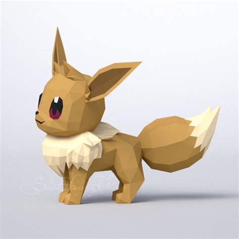 Pokemon Papercraft Templates Eevee