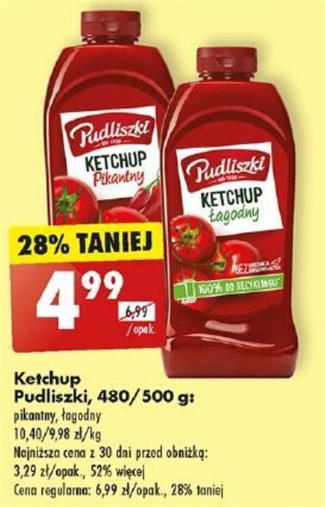 Promocja Ketchup Pudliszki G W Biedronka