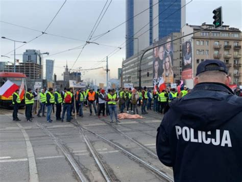 Jutro duży protest rolników w Warszawie