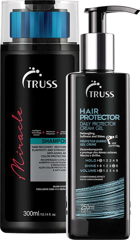 Kit TRUSS Miracle Shampoo E Hair Protector Beleza Na Web