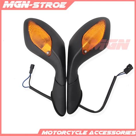 Motorcycle Racing Turn Signals Rearview Side Rear View Mirror