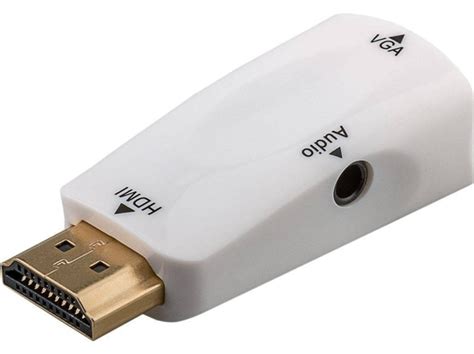 Adaptador GOOBAY 44793 HDMI VGA Blanco