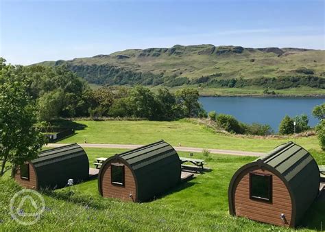 Dog friendly camping pods in Scotland