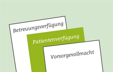 Patientenverfuegung Vorlage Aok