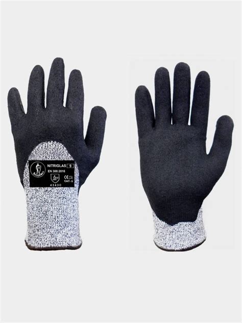 Jomiba Nitriglas Guantes De Nitrilo Guantes Seguridad Epis Girona