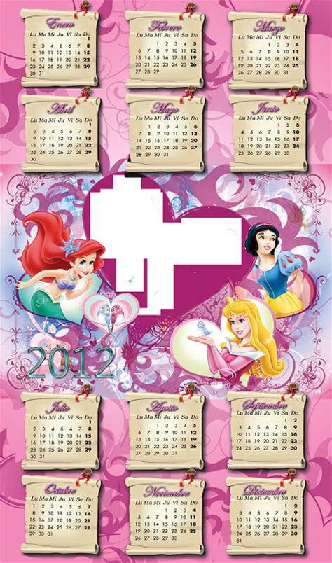 Calendario De Las Princesas Disney 2012 Imagui