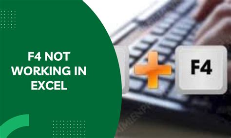 F4 Not Working In Excel Earn And Excel