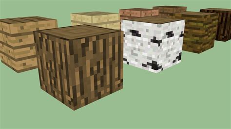 Minecraft Logs And Planks By Zapperier 3d Warehouse