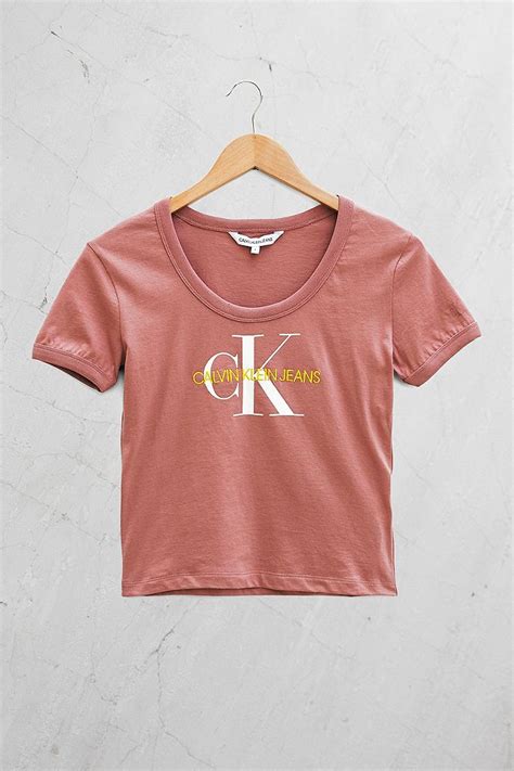 Calvin Klein Jeans Monogram Logo Vegetable Dye T Shirt Urban