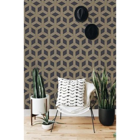 Elegant Geometric Patterns Wallpaper, wall mural - ColorayDecor.com