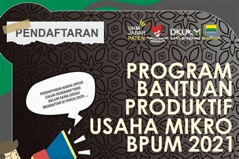 Pendaftaran Blt Umkm Rp1 2 Juta Di Dinas Kukm Kota Bandung Dibuka Hingga 26 April 2021 Ini