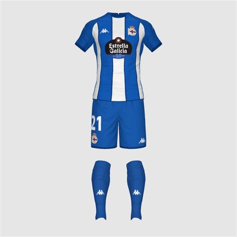 RC Deportivo de la Coruña 2022 23 Home FIFA 23 Kit Creator Showcase