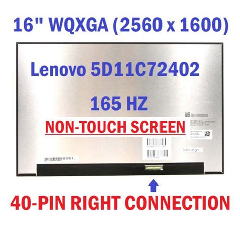 Lenovo Legion 5 Pro Mng007da1 1 16 2560x1600 165hz Lcd Led Screen Display